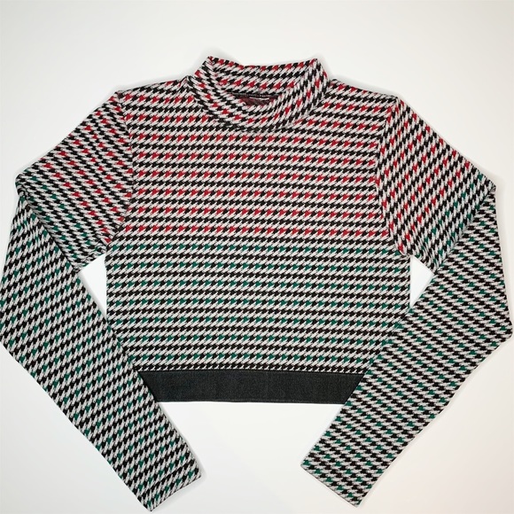 Fabletics Camryn Houndstooth Seamless Long-Sleeve - Picture 4 of 6